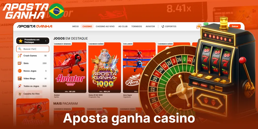 Jogos de cassino do Aposta Ganha disponíveis online para jogadores do Brasil